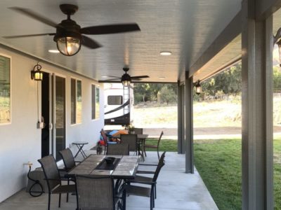Under New Patio Cover